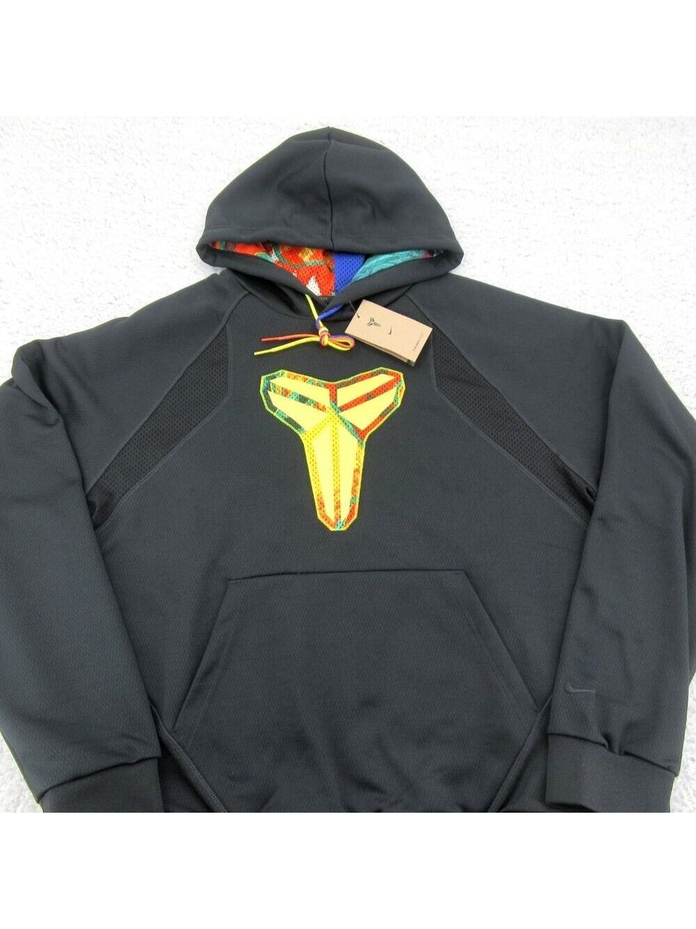 Nike Kobe Therma Fit " What The" Pullover Hoodie Mens Size Large NEW - Picture 3 of 13